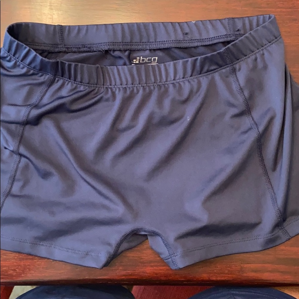 BCG navy volleyball shorts